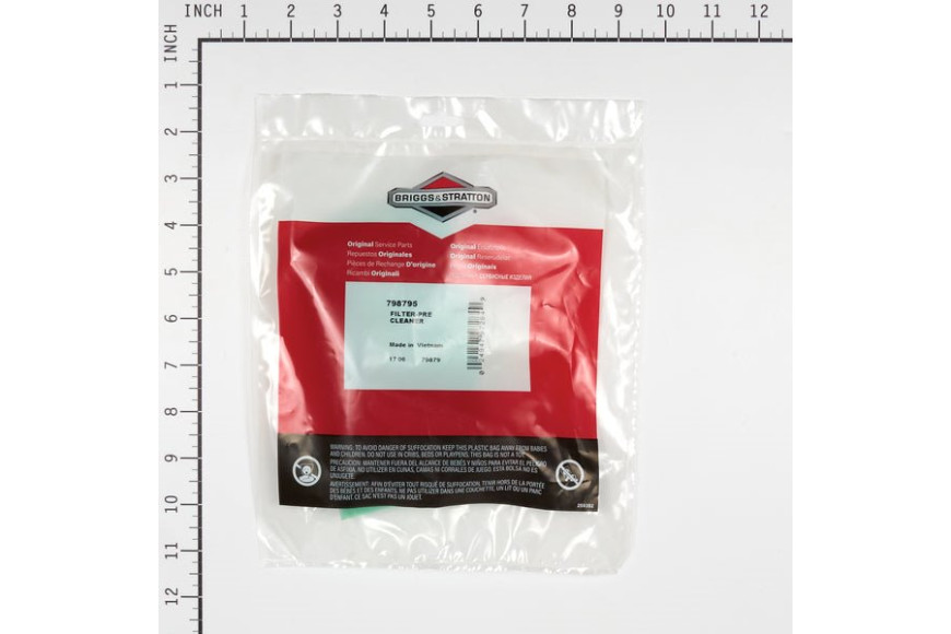 Prefiltro Per 310498  - 798795 - Originale Briggs & Stratton