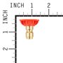 Nozzle-Qc Red - 195983AAGS -  Briggs & Stratton - Genuine Spare Parts