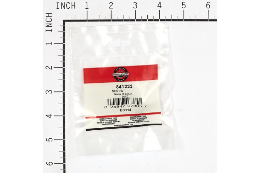 Screw - 841233 -  Briggs & Stratton - Genuine Spare Parts