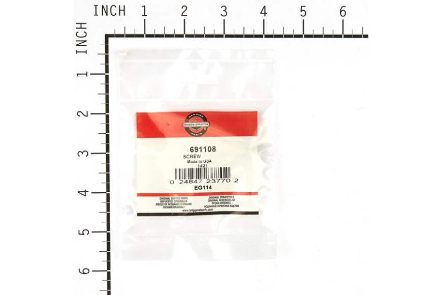 Screw - 691108 -  Briggs & Stratton - Genuine Spare Parts