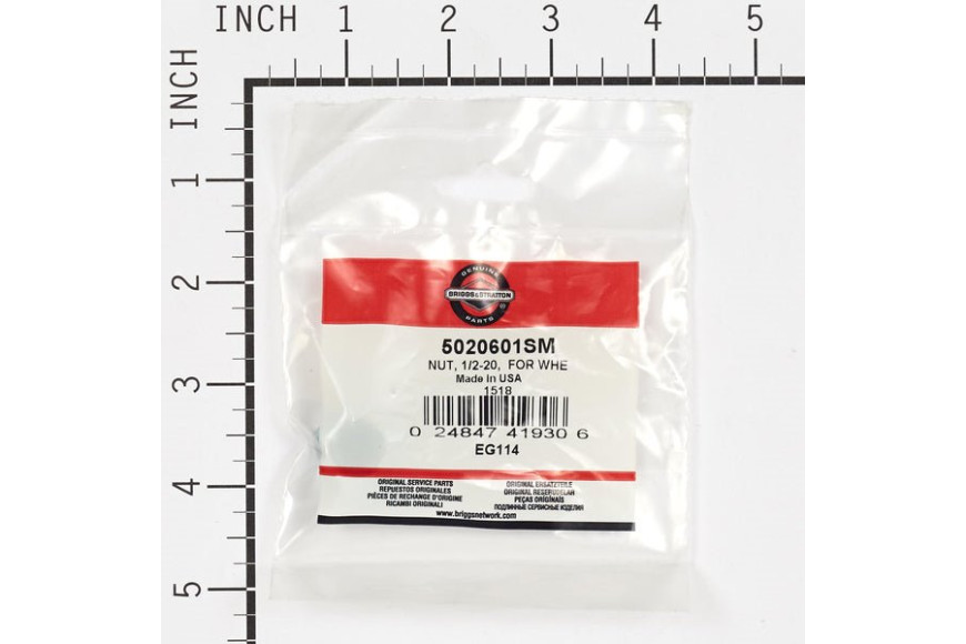 Dado 1/2-20 Ruota Posteriore - Originale Snapper - 5020601SM