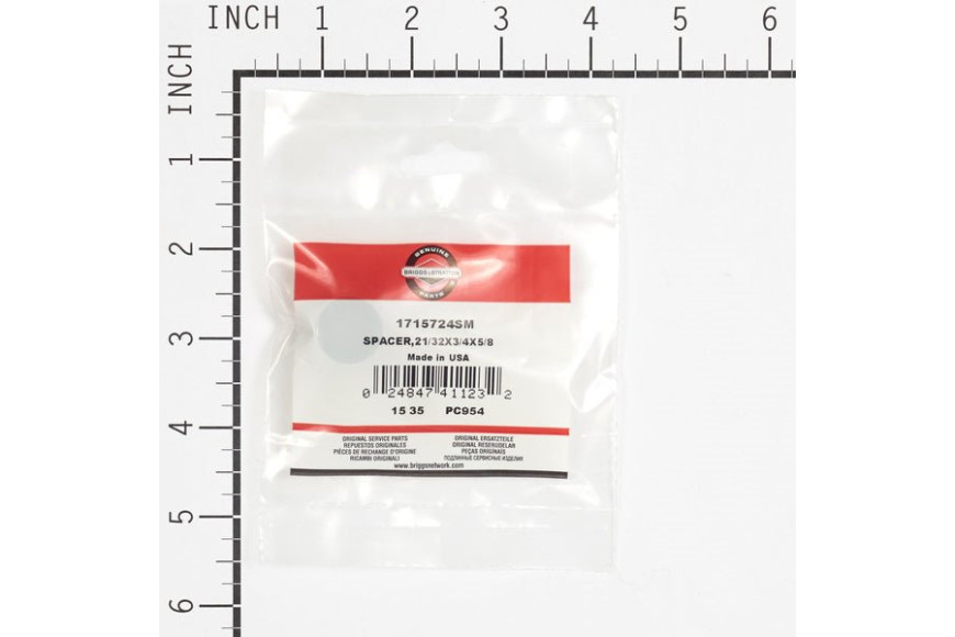 Spessore 21/32 X 3/4 X 5/8 - Originale Snapper - 1715724SM