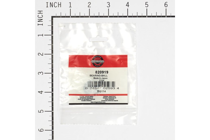 Cuscinetto A Sfere - 820919 - Originale Briggs & Stratton