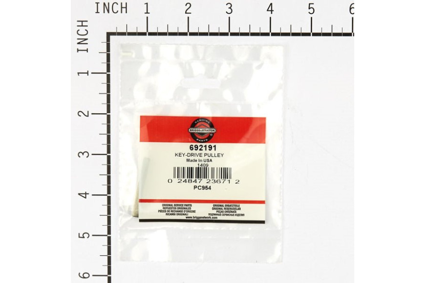 Chiavetta Ex P091539 - 692191 - Originale Briggs & Stratton