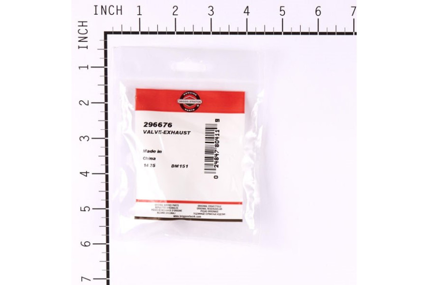 Valve-Exhaust - 296676 -  Briggs & Stratton - Genuine Spare Parts