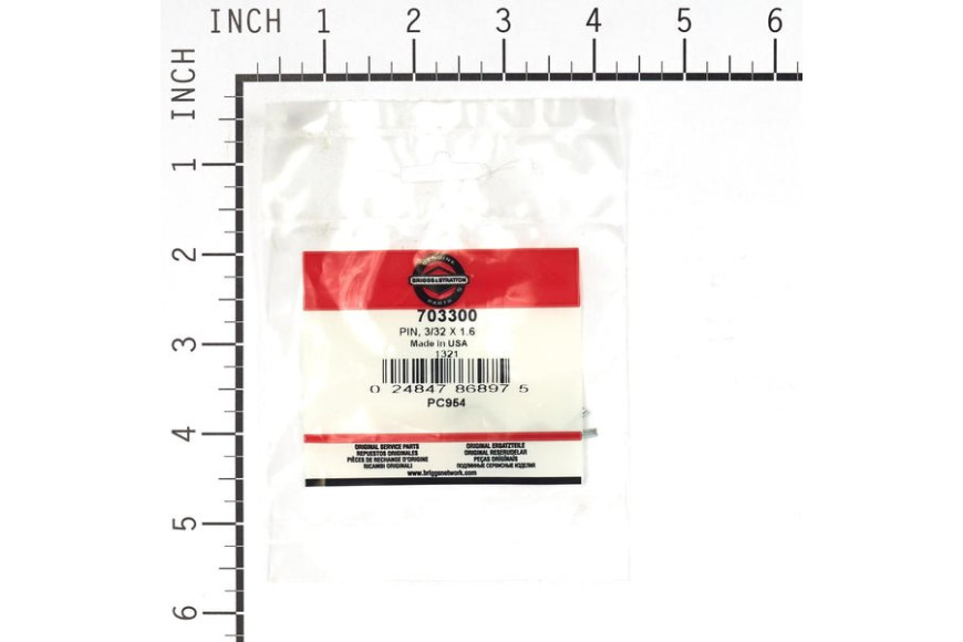 Coppiglia 3/32 X 1-5/8 - Originale Snapper - 703300