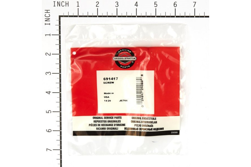 Screw - 691417 -  Briggs & Stratton - Genuine Spare Parts