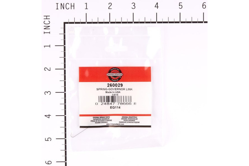 Molla Regolatore - 260029 - Originale Briggs & Stratton