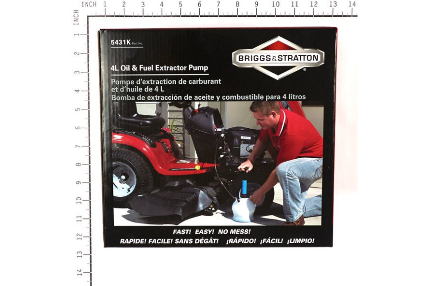 Extractor Oil 4L - 5431K - Originale Briggs & Stratton