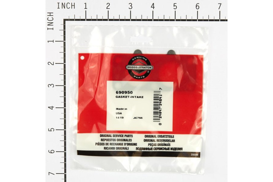 Gasket-Intake - 690950 -  Briggs & Stratton - Genuine Spare Parts