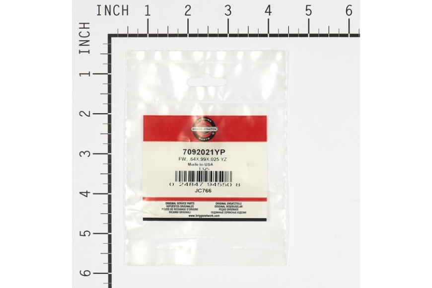 Rondella .64X.99X.025 Yz - Originale Snapper - 7092021YP