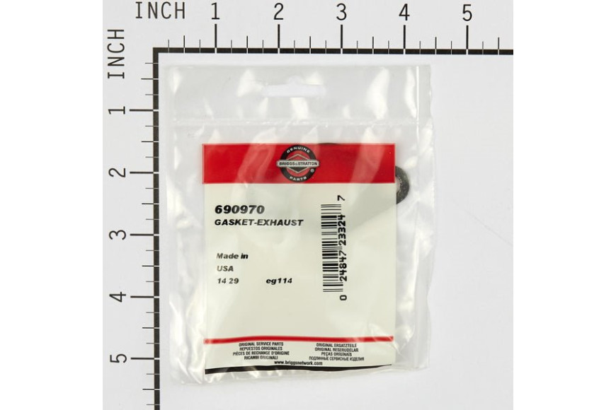 Guarnizione Scarico  - 690970 - Originale Briggs & Stratton