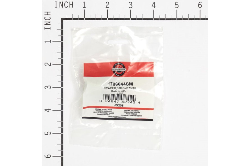 Spessore Del Piatto 3/8X3/4X15 - Originale Snapper - 1706644SM