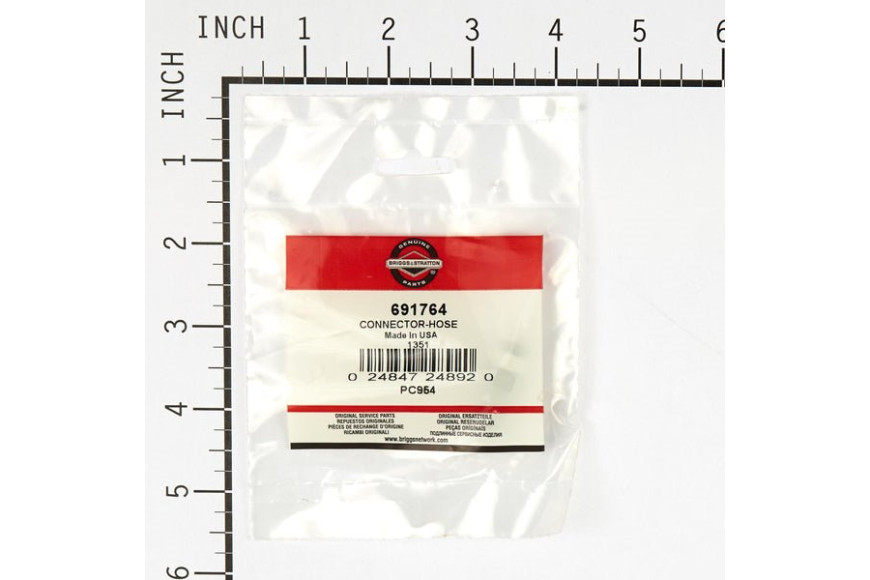 Connector-Hose - 691764 -  Briggs & Stratton - Genuine Spare Parts