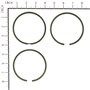 Serie Anelli 0.20 Ex 391782  - 499998 - Originale Briggs & Stratton