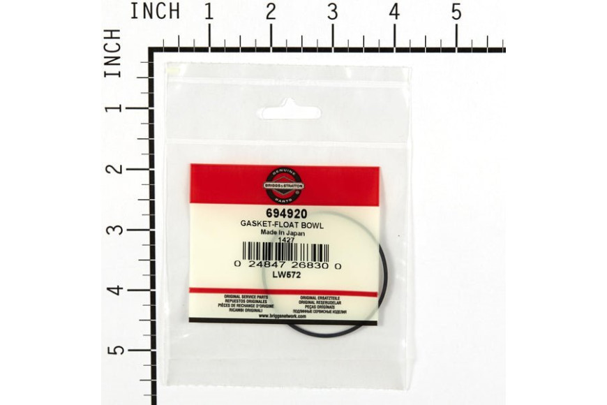 Guarnizione Vaschetta Carburatore - 694920 - Originale Briggs & Stratton