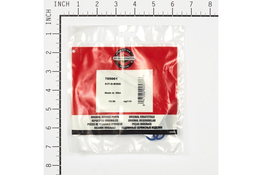 Kit-O-Ring - 705001 -  Briggs & Stratton - Genuine Spare Parts