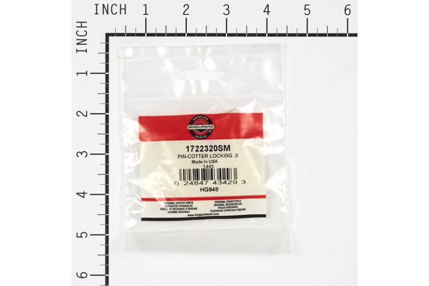 Pin-Cotter Locking .0 - Originale Snapper - 1722320SM