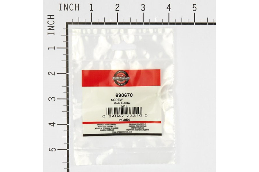 Vite Ex 094872 - 690670 - Originale Briggs & Stratton