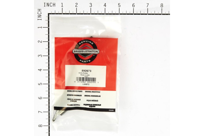 Asta Bilanciere - 592673 - Originale Briggs & Stratton - sostituisce - 799862