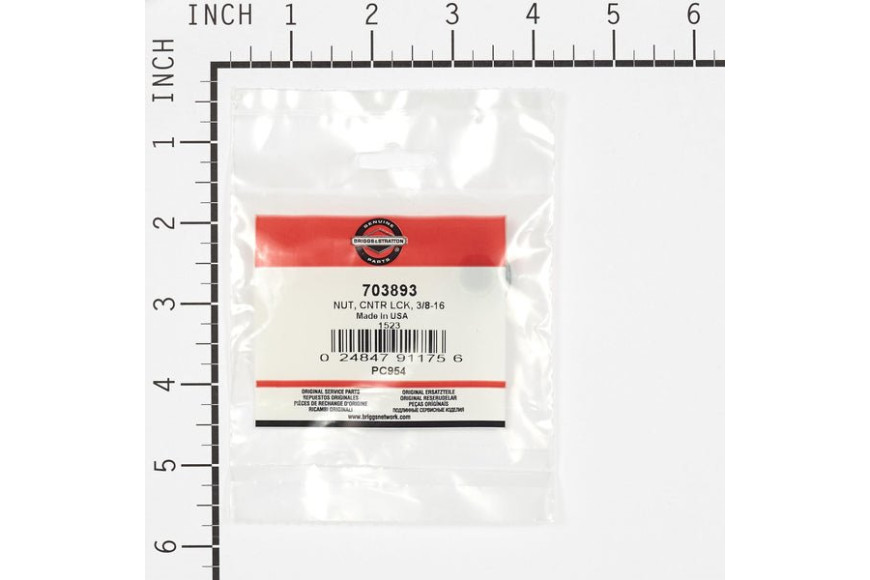 Dado Hfl 3/8-16 - Originale Snapper - 703893