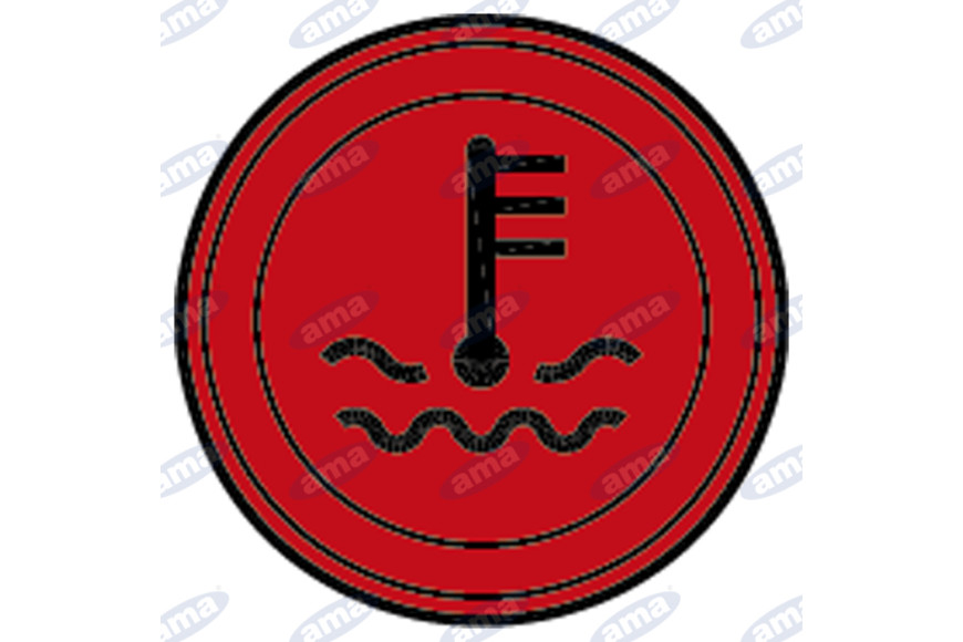 Spia Rossa Temperatura Acqua - Ama