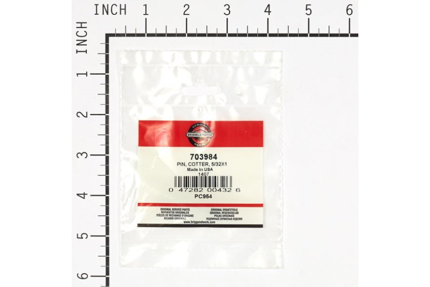Coppiglia 5/32X1'' - Originale Snapper - 703984