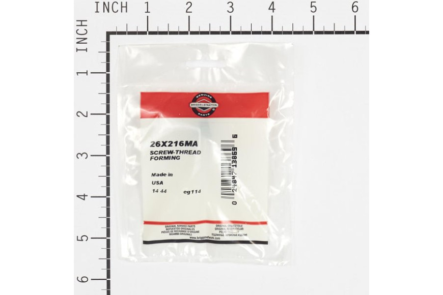 Screw-Thread Forming - Originale Snapper - 26X216MA