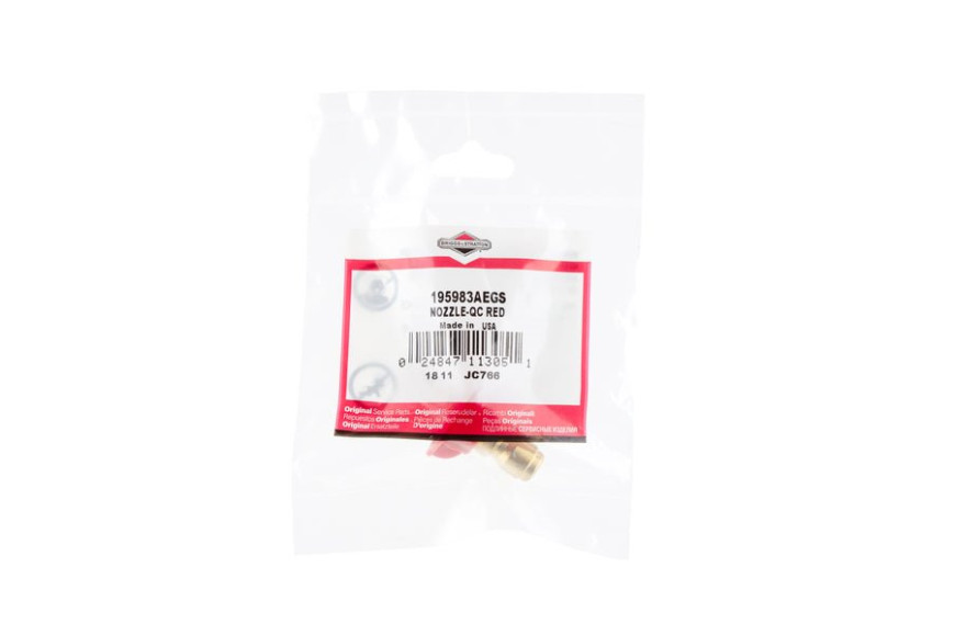 Nozzle-Qc Red - 195983AEGS -  Briggs & Stratton - Genuine Spare Parts