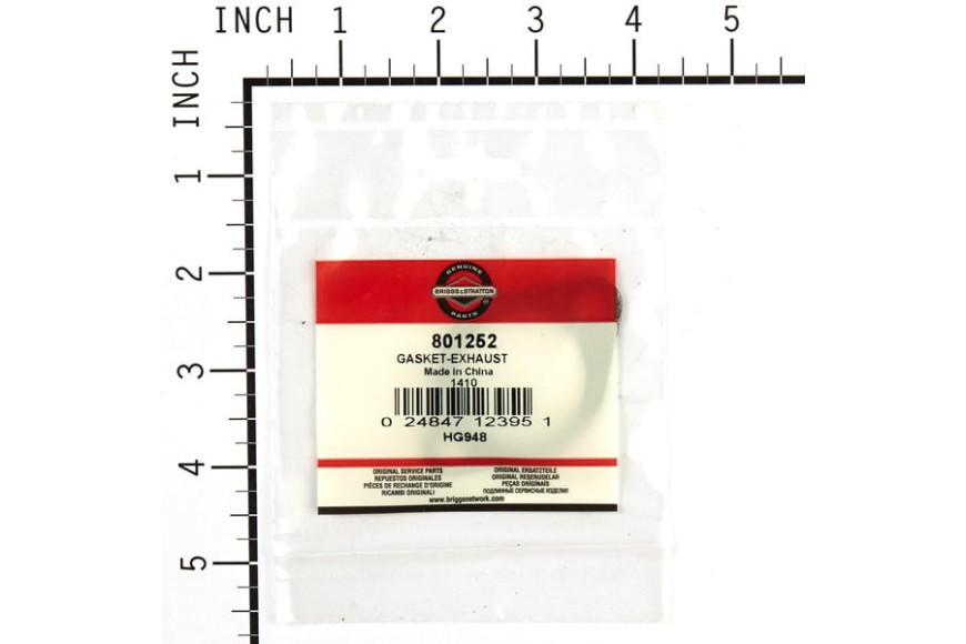 Guarnizione Scarico - 801252 - Originale Briggs & Stratton