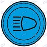 Spia Blu Luci Abbaglianti - Ama