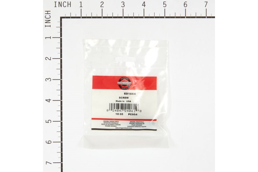Screw - 691664 -  Briggs & Stratton - Genuine Spare Parts
