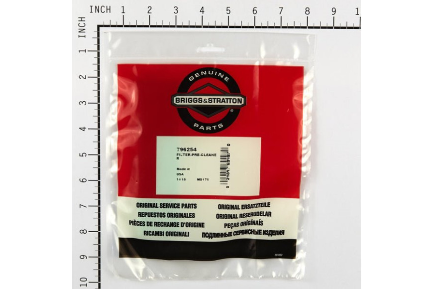 Prefiltro Aria X 795066 - 796254 - Originale Briggs & Stratton