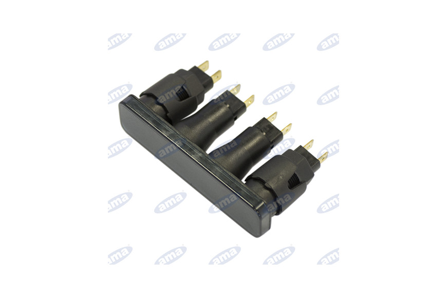Pannello 4 Spie 12V Di Controllo Orizzontale - Ama