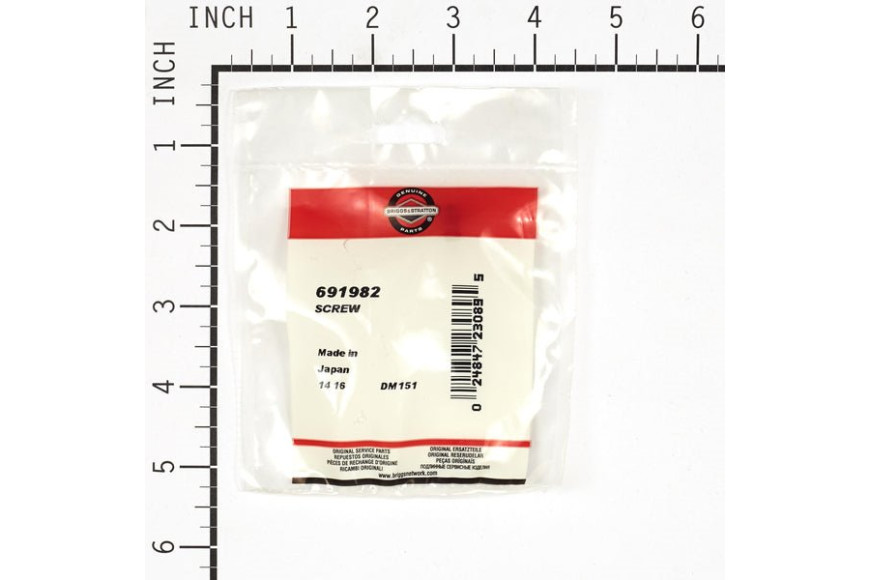 Vite 891 - 691982 - Originale Briggs & Stratton