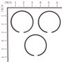 Serie Anelli Std 299742  - 298982 - Originale Briggs & Stratton