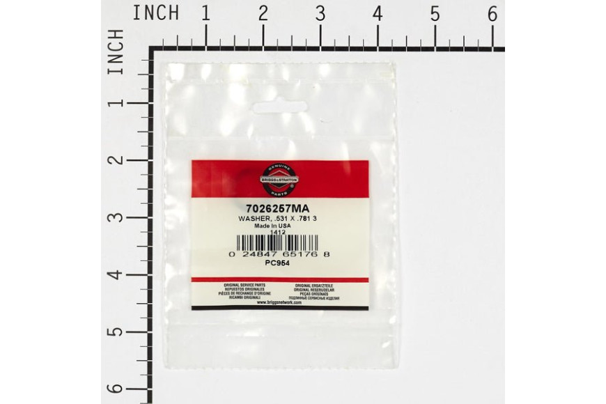Rondella .531 X .781 3 - Originale Snapper - 7026257MA