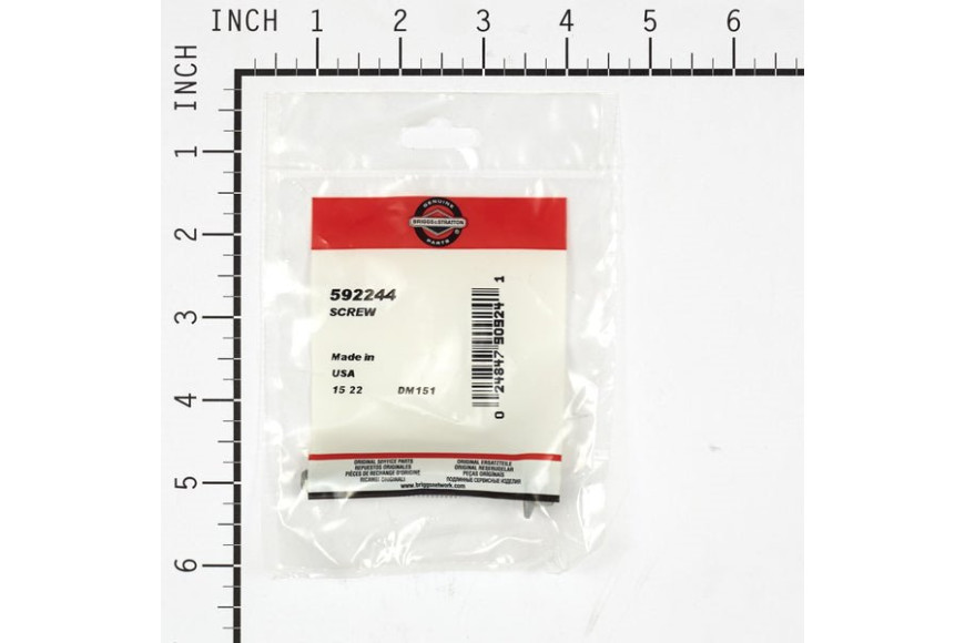 Screw - 592244 -  Briggs & Stratton - Genuine Spare Parts