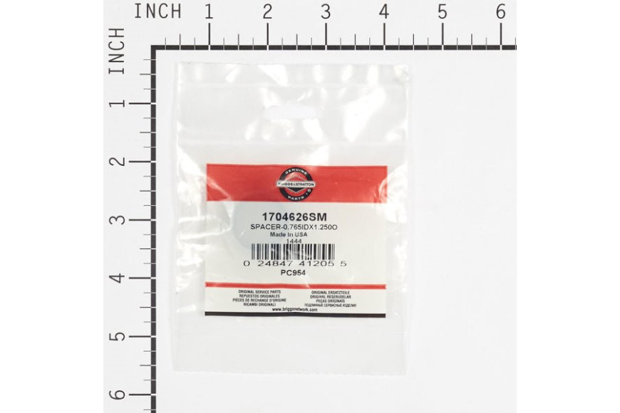Spacer-0.765Idx1.250O - Originale Snapper - 1704626SM