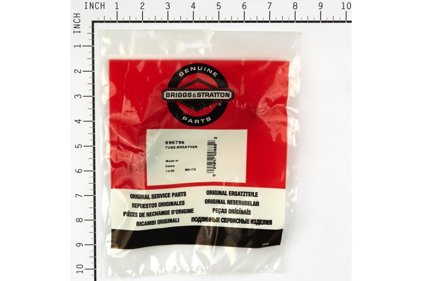 Tube-Breather - 696796 -  Briggs & Stratton - Genuine Spare Parts