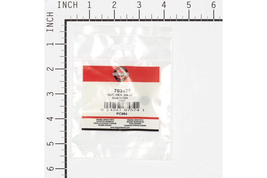 Dado 3/8-24 Esagonale - Originale Snapper - 703458