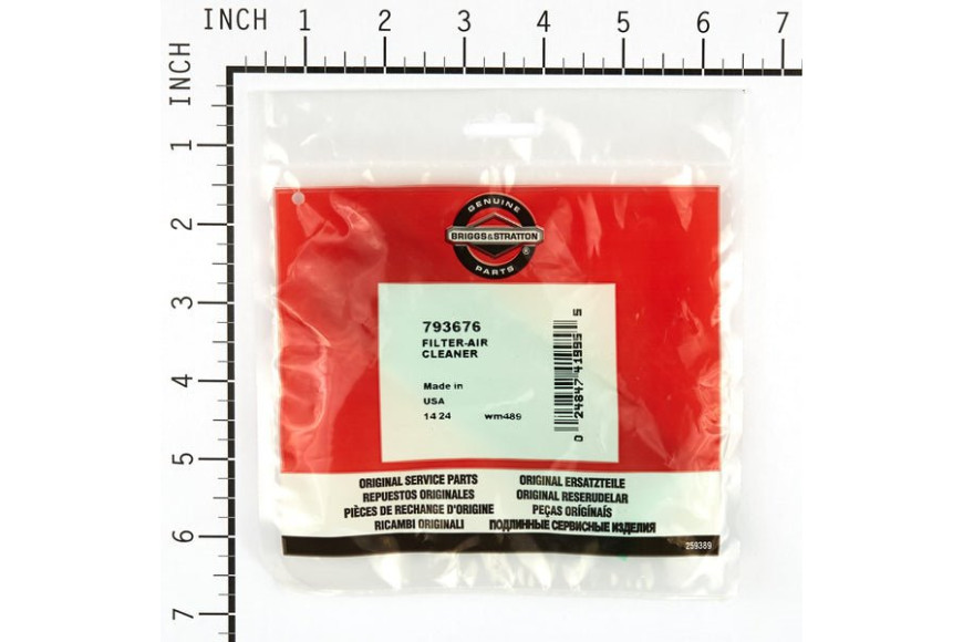 Prefiltro Dov - 793676 - Originale Briggs & Stratton