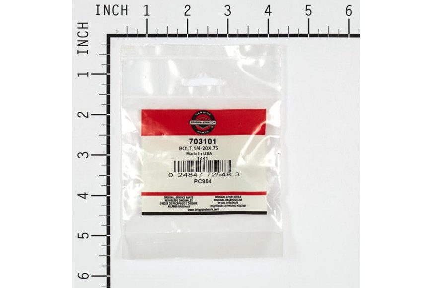 Vite 1/4-20 X 3/4 - Originale Snapper - 703101