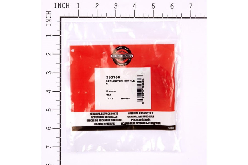 Deflettore Marmitta - 393760 - Originale Briggs & Stratton