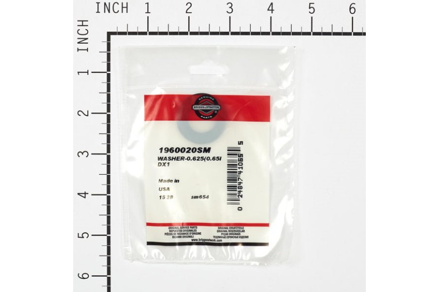 Washer-0.625(0.65Idx1 - Originale Snapper - 1960020SM