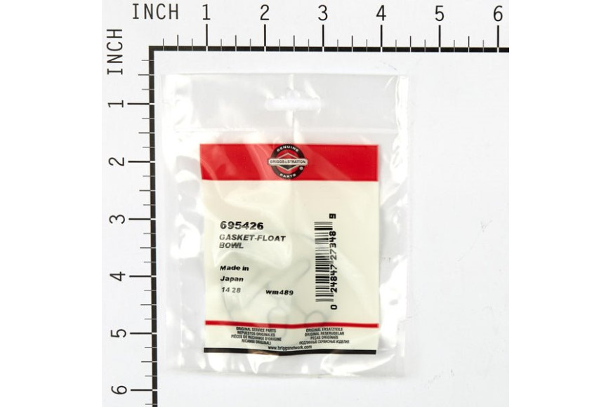Gasket-Float Bowl - 695426 -  Briggs & Stratton - Genuine Spare Parts