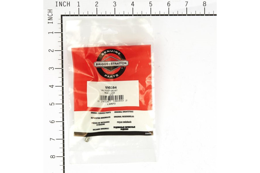 Valvola Sc. Ex 262651  - 590394 - Originale Briggs & Stratton