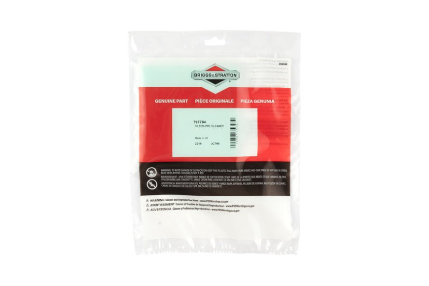 Prefiltro Per 594201 - 797704 - Originale Briggs & Stratton
