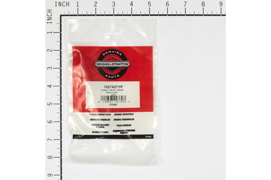 Cavo Supporto Posteriore - Originale Snapper - 7027427YP