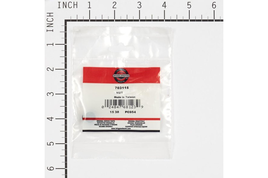 Dado 5/16-18 Hfl - Originale Snapper - 703115
